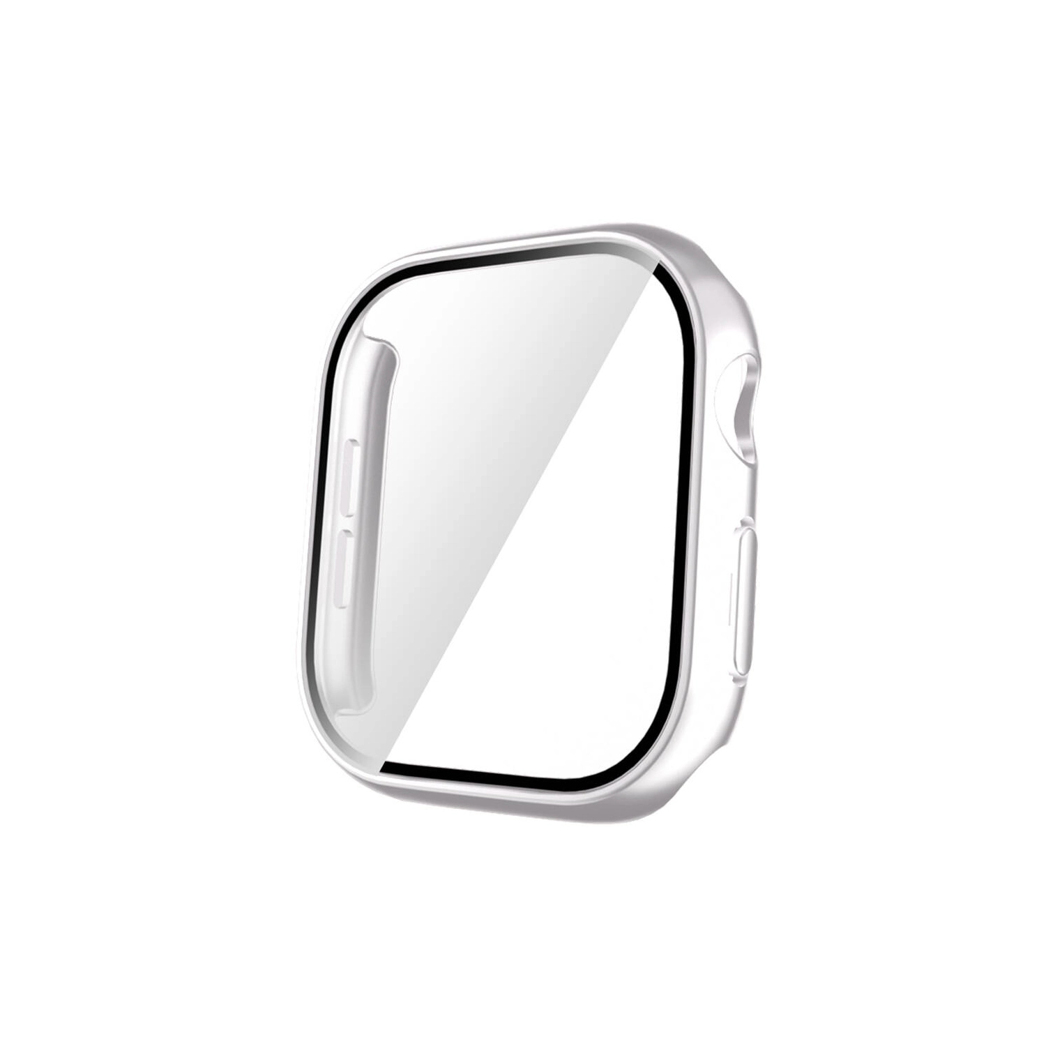 Forzacase Apple Watch 11 42mm ile uyumlu Önü Kapalı Ekran Korumalı Sert Rubber Kılıf - FC015