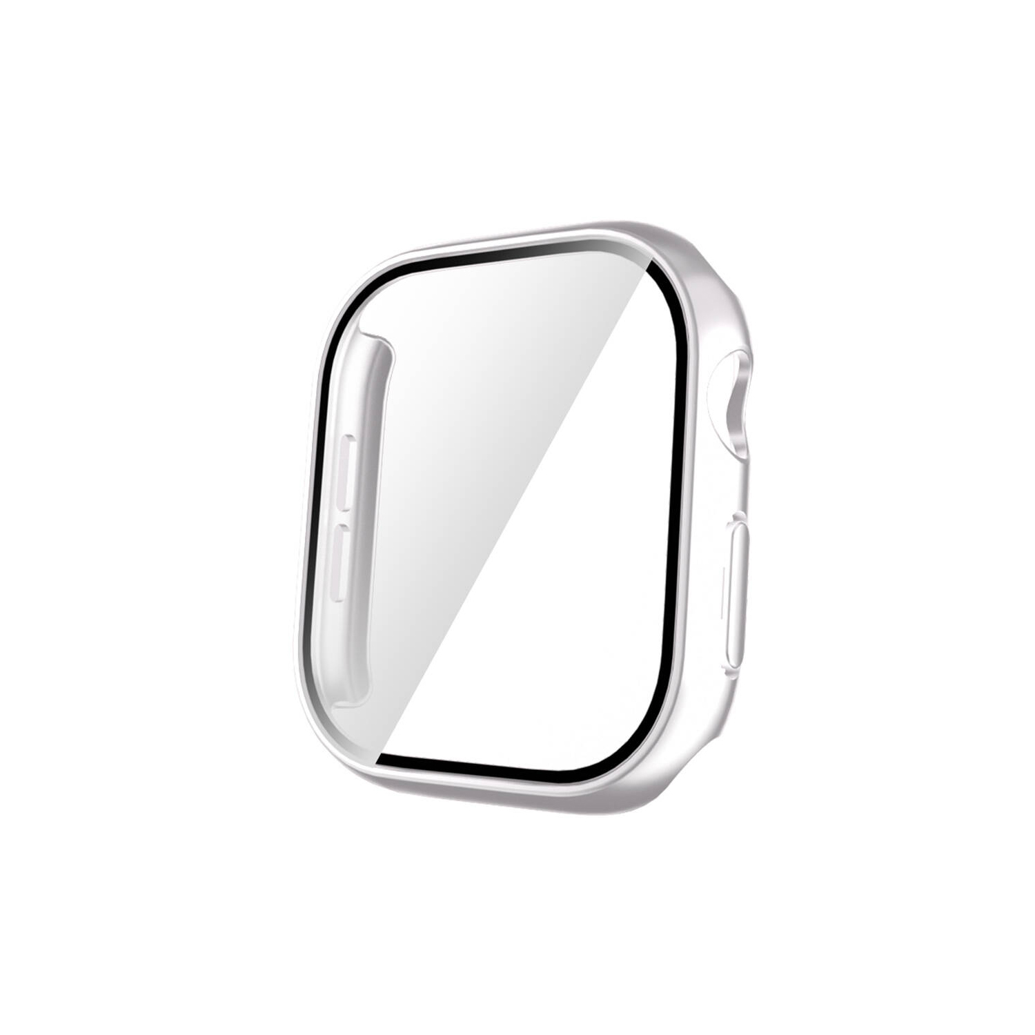 Forzacase Apple Watch 10 46mm Önü Kapalı Ekran Korumalı Sert Rubber Kılıf - FC015