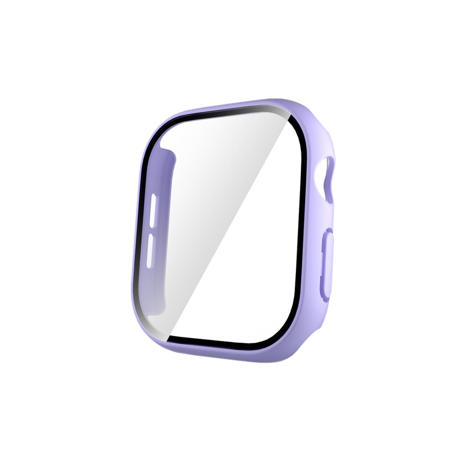 Forzacase Apple Watch 10 46mm Önü Kapalı Ekran Korumalı Sert Rubber Kılıf - FC015