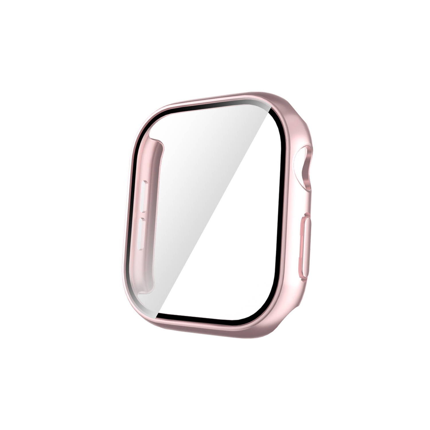 Forzacase Apple Watch 10 46mm Önü Kapalı Ekran Korumalı Sert Rubber Kılıf - FC015