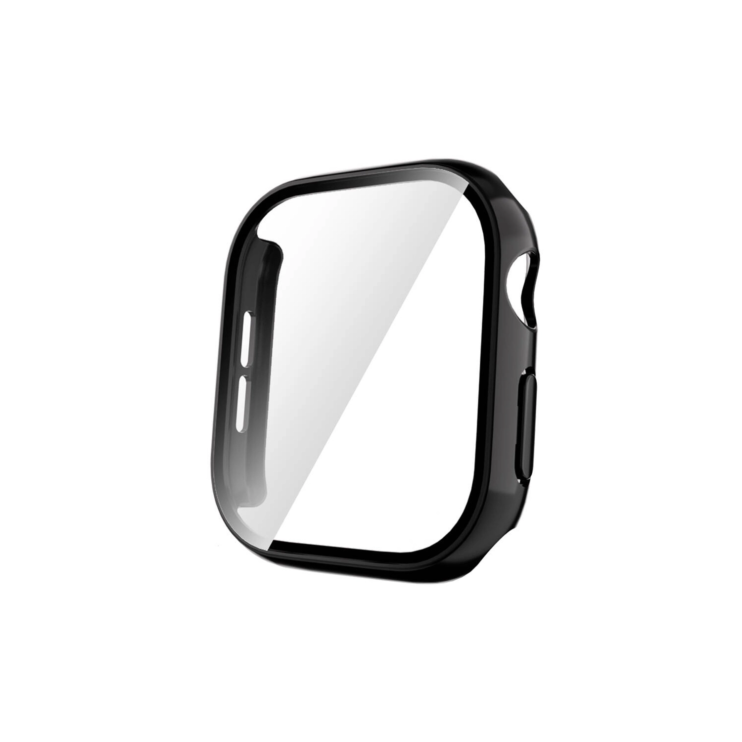 Forzacase Apple Watch 11 42mm ile uyumlu Önü Kapalı Ekran Korumalı Sert Rubber Kılıf - FC015