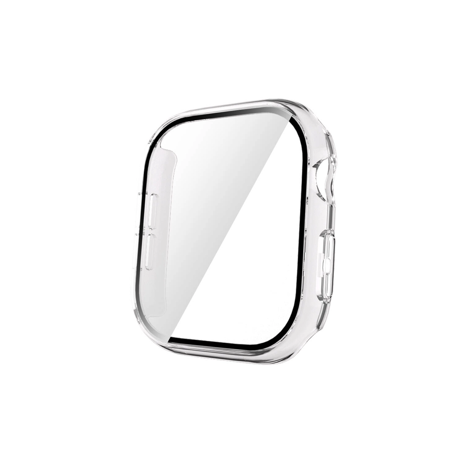 Forzacase Apple Watch 11 42mm ile uyumlu Önü Kapalı Ekran Korumalı Sert Rubber Kılıf - FC015