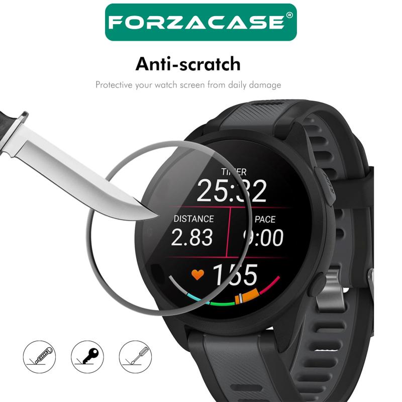 Forzacase Xiaomi Watch S4 için Çerçeveli Tam Kaplayan 3D Pet Ekran Koruyucu Film - FC016