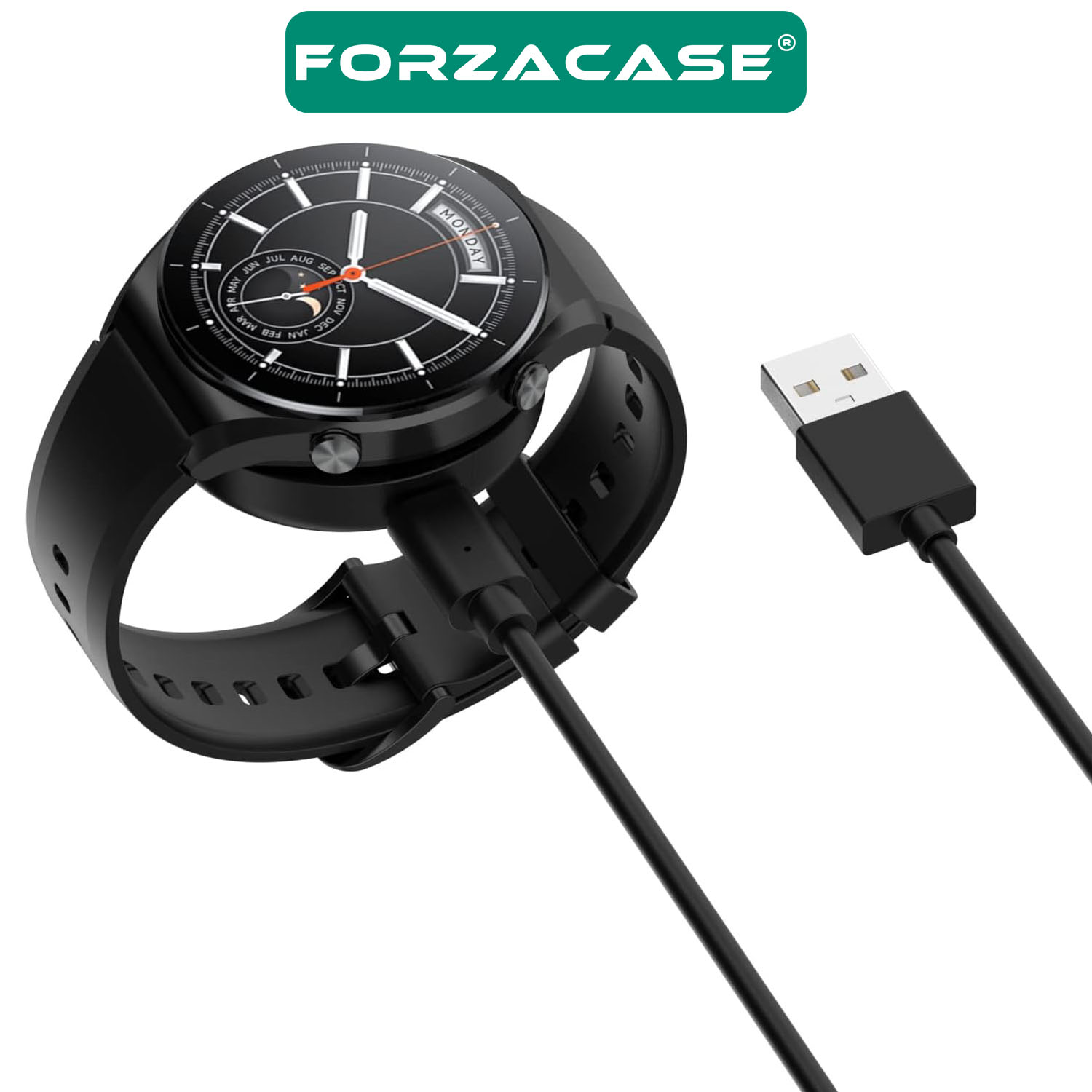 Forzacase Xiaomi Watch S1 ile uyumlu Type-C USB Manyetik Şarj Kablosu 1m - FC017