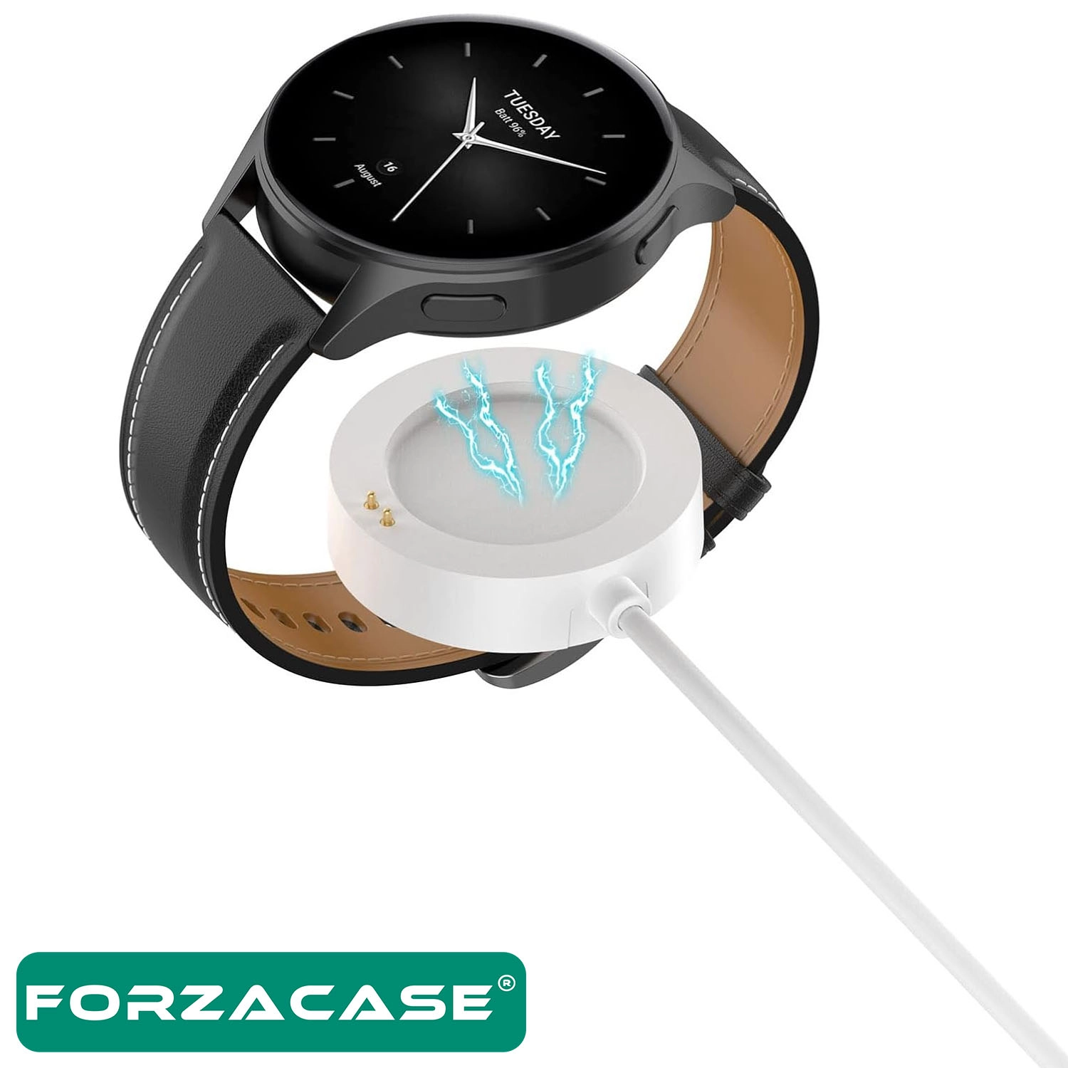 Forzacase Xiaomi Watch 2 Pro / S2 / S3 ile uyumlu USB Manyetik Şarj Kablosu 1m - FC017
