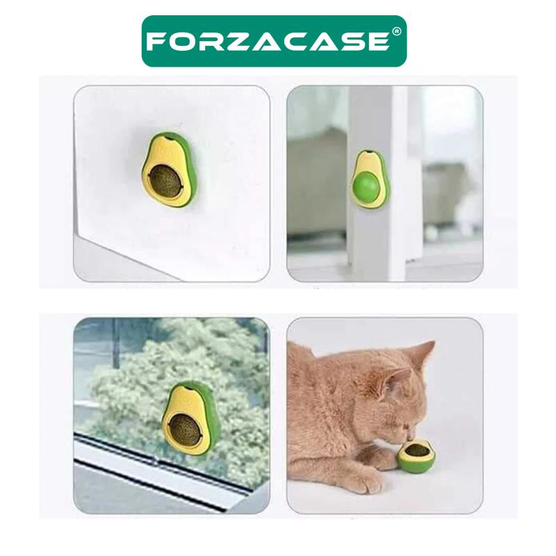 Forzacase Avokado Kedi Nanesi Catnip Kediler için Yalama Topu - FC031