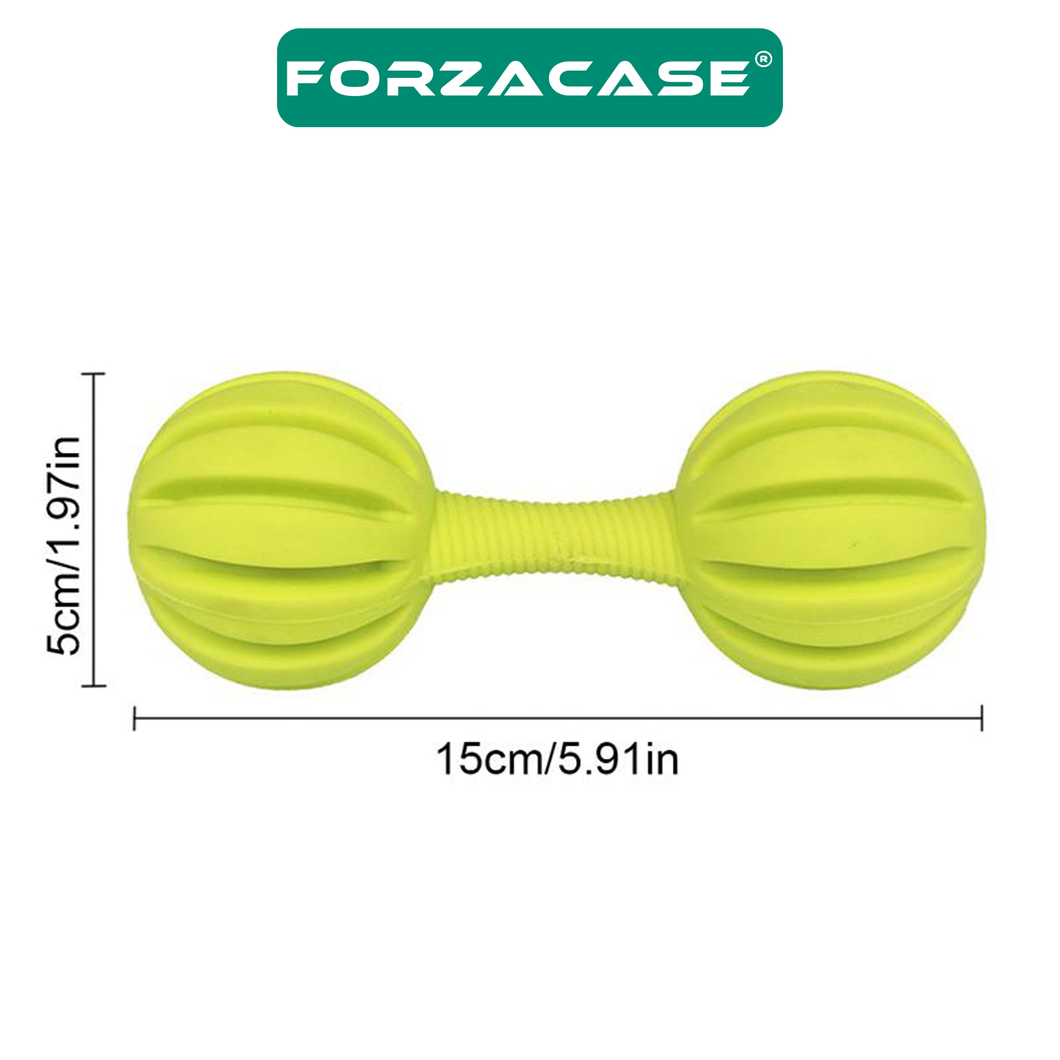Forzacase Köpekler için Çıngıraklı Kauçuk Oyuncak - FC038