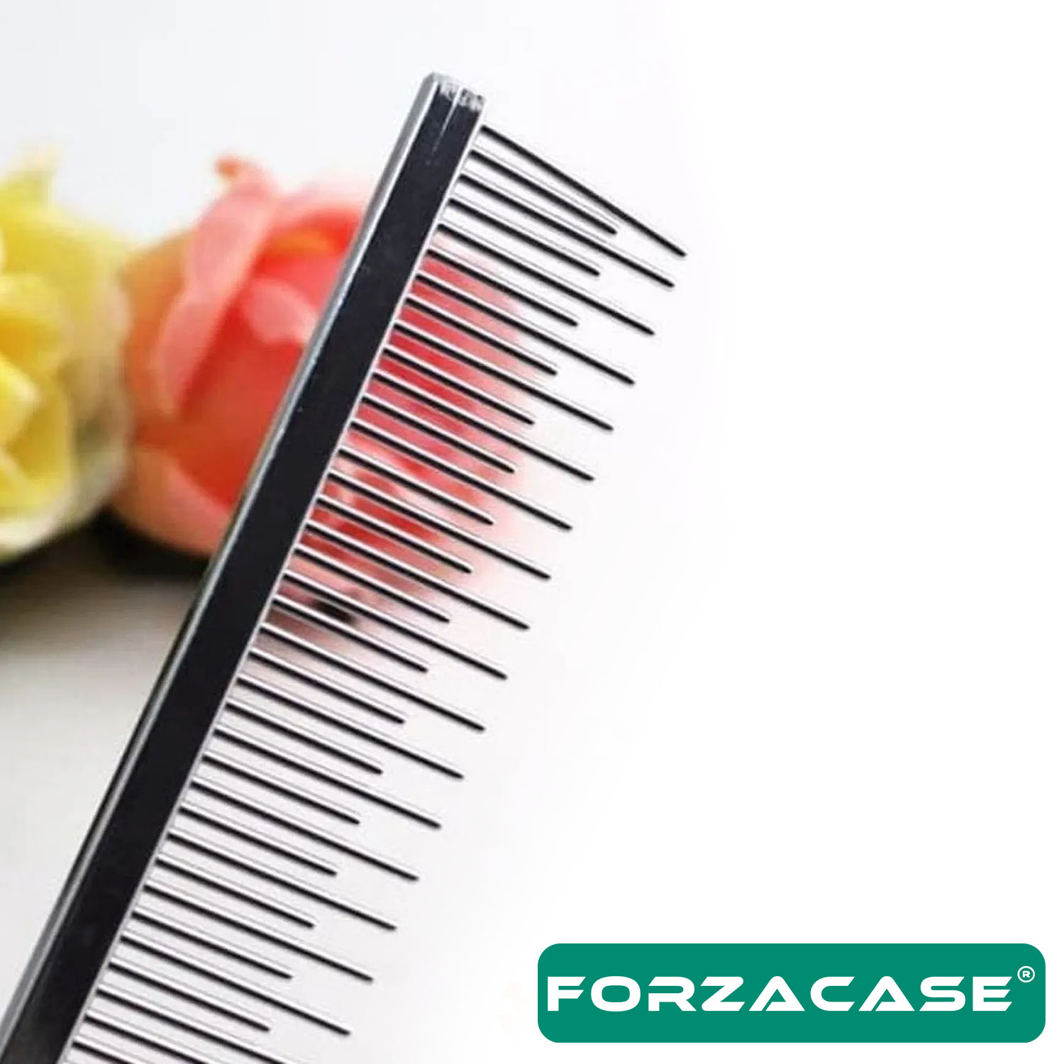 Forzacase Kedi ve Köpekler için Kıtık Açıcı Metal Tüy Toplama Tarağı - FC042