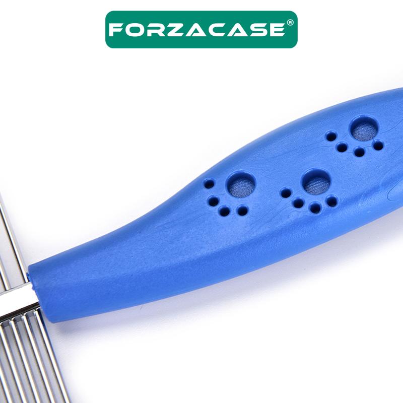 Forzacase Kedi ve Köpekler için Kıtık Açıcı Metal Tüy Toplama Tarağı - FC042