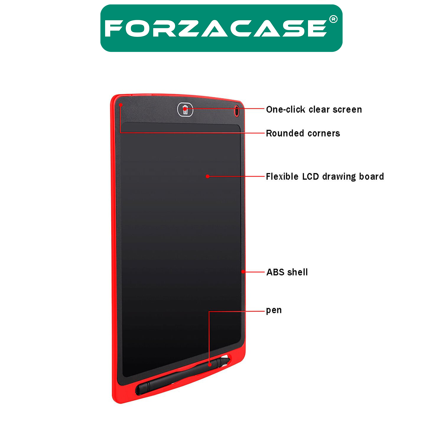 Forzacase 8.5 inch Dijital Kalemli Çizim Yazı Tahtası Eğitim Tableti - FC048