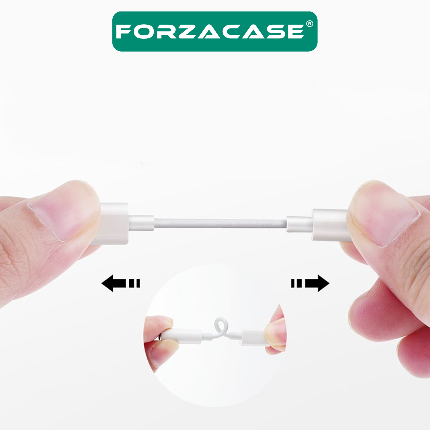 Forzacase Lightning to 3.5 mm Kulaklık Çevirici Jack Adaptör - FC062