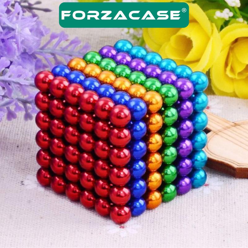 Forzacase Renkli 216 Adet Mıknatıs Neocube Mıknatıs 5mm Neodyum - FC083