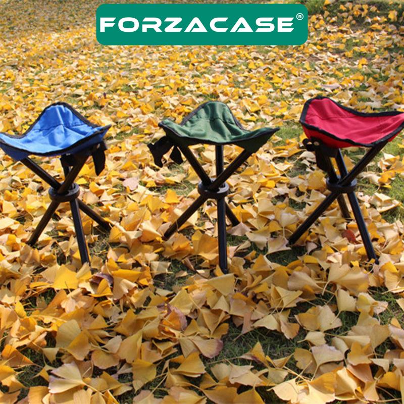Forzacase Hafif Taşınabilir Katlanır Tripod Üçgen Kamp Tabure - FC085