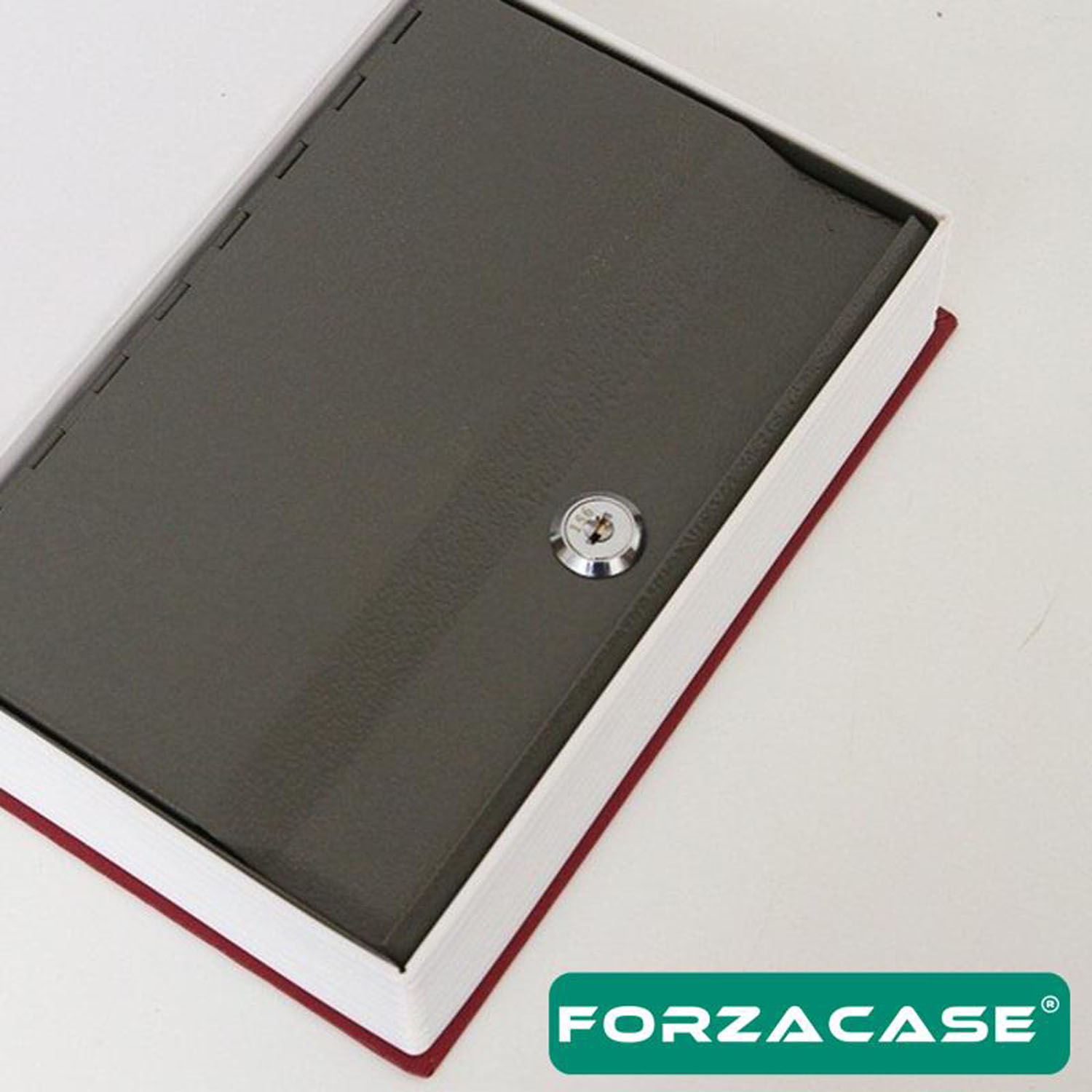 Forzacase Kitap Görünümlü Gizli Kilitli Para Mücevher Takı Kasası - FC093
