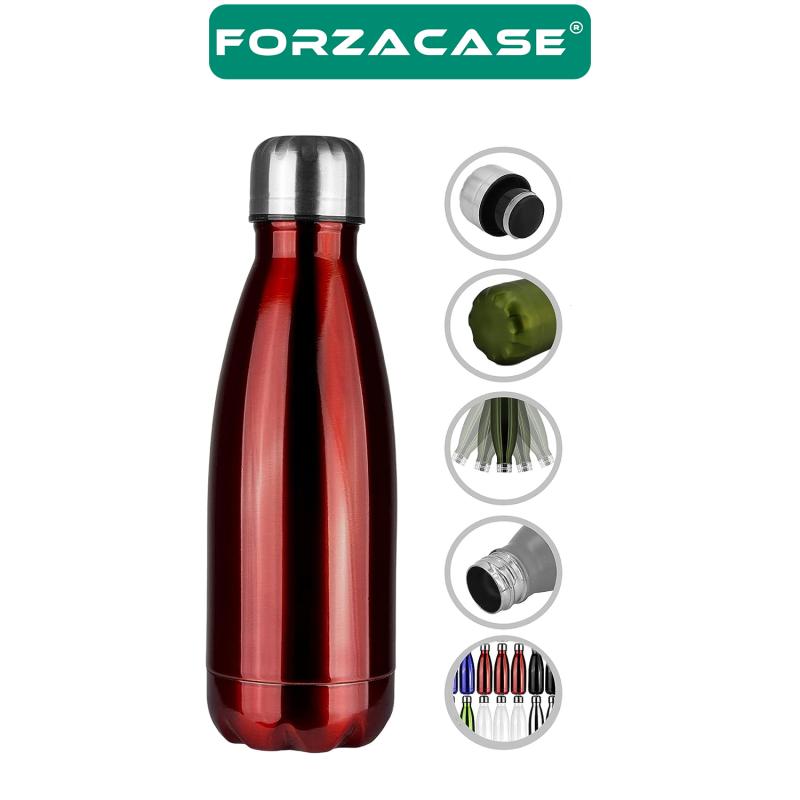 Forzacase Paslanmaz Çelik 500 ml 20 Saat Sıcak Soğuk Tutan Çay Kahve Su Termosu - FC097