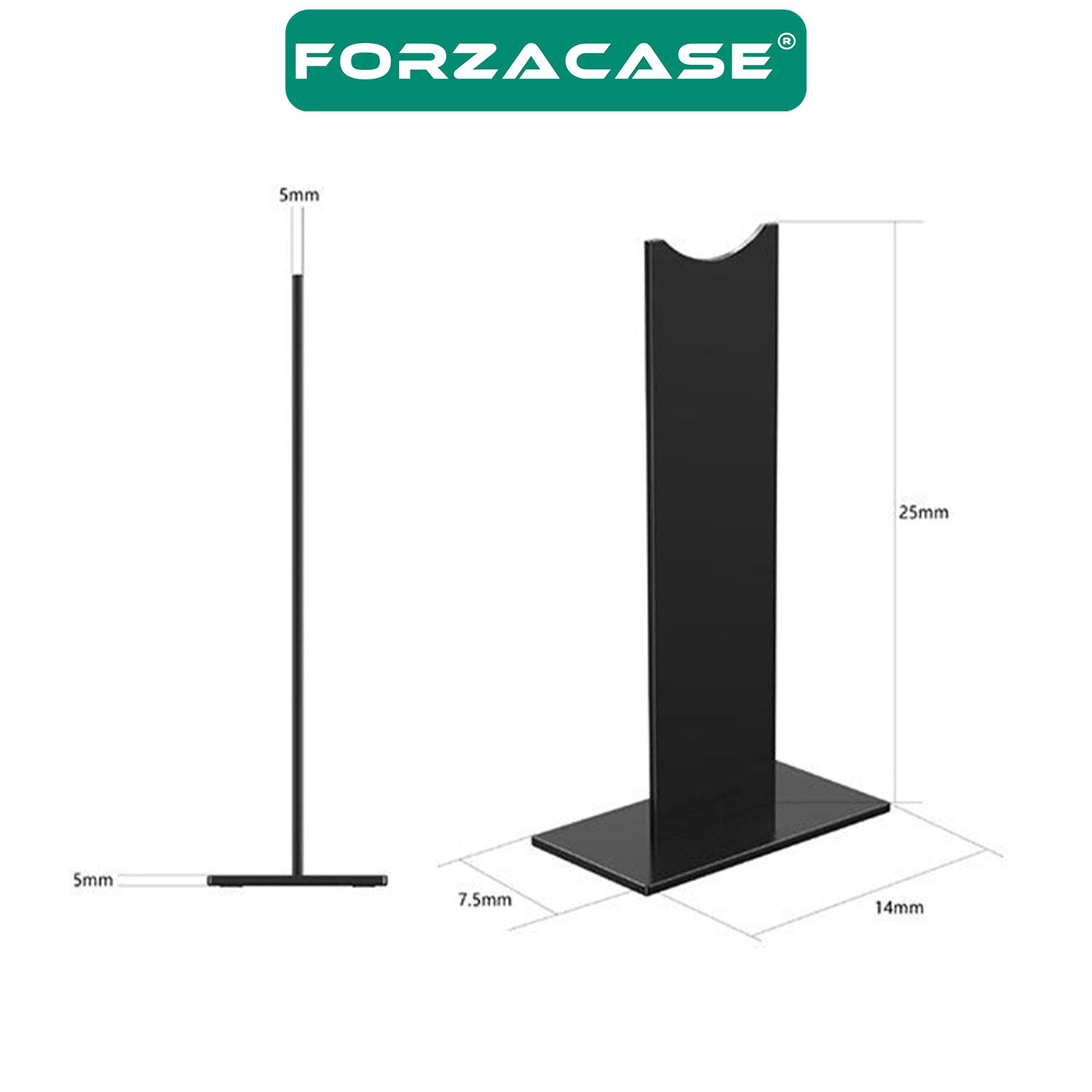 Forzacase ABS Plastik Masaüstü Oyuncu Kulaklık Standı Headphone Stand - FC1000