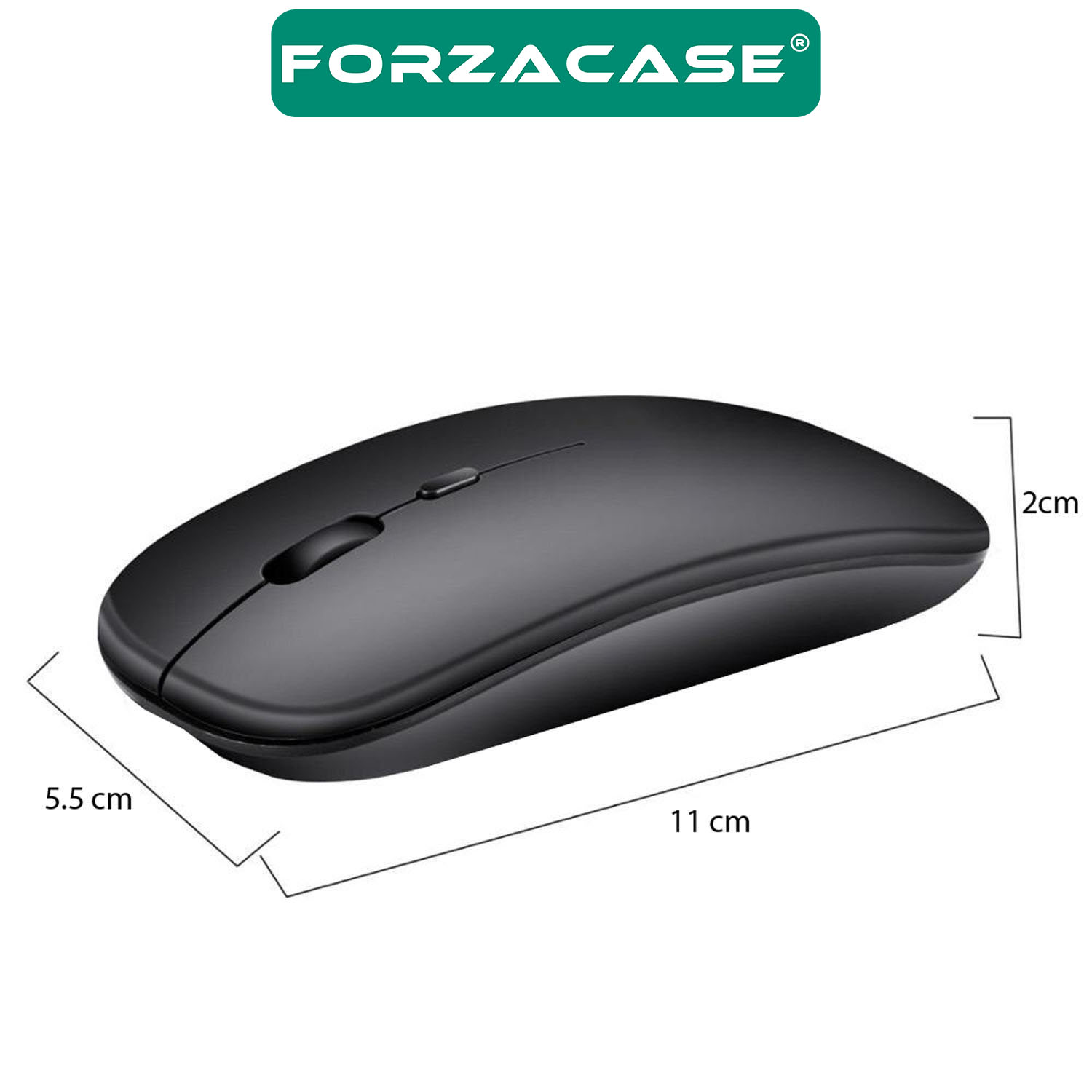 Forzacase Tablet ve Telefonlar için Bluetooth Kablosuz Mouse 1600 DPI - FC1003