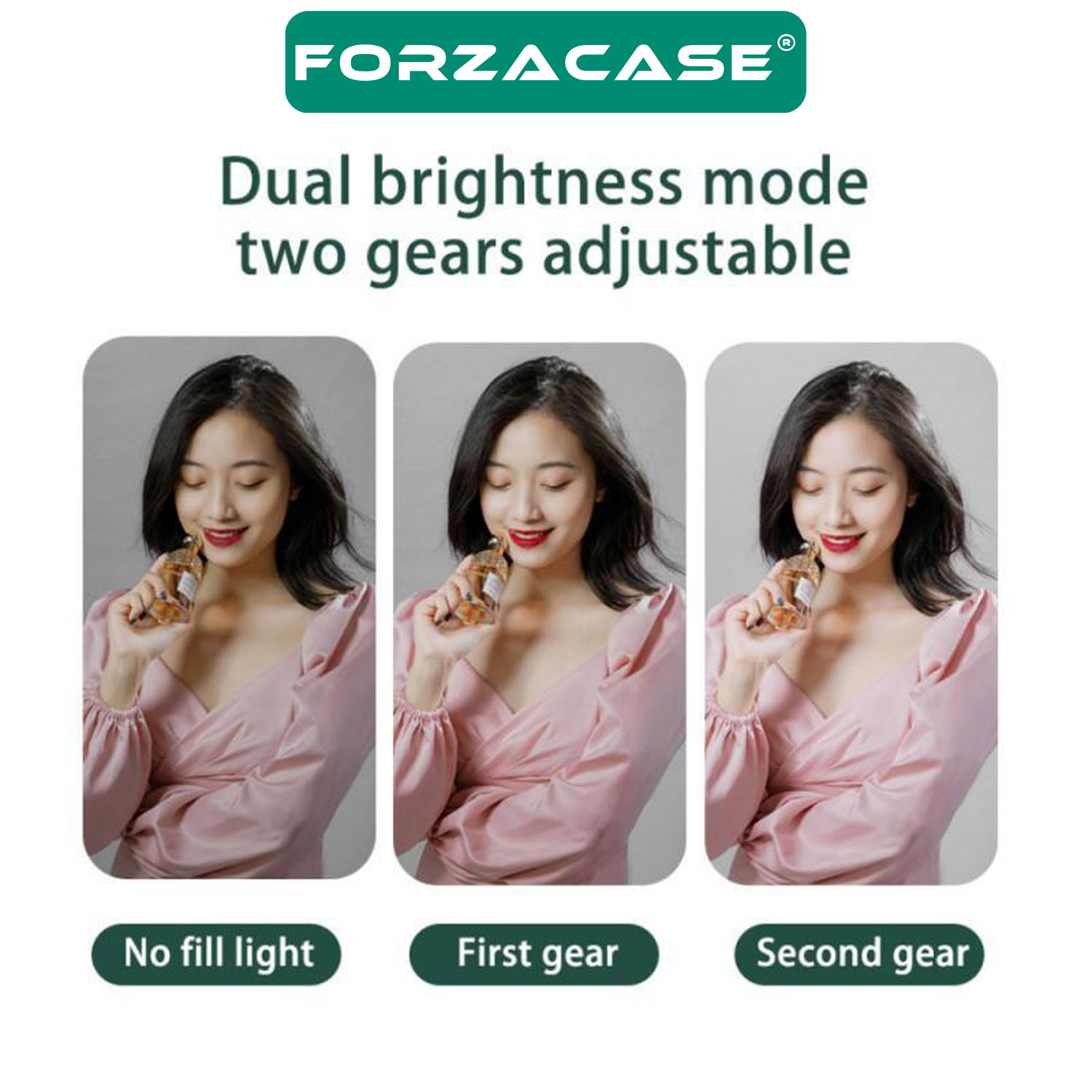 Forzacase Telefonlar için Işıklı Kablosuz Bluetooth Selfie Çubuğu 90 cm 3 Ayak Kamera Tripodu FC1006