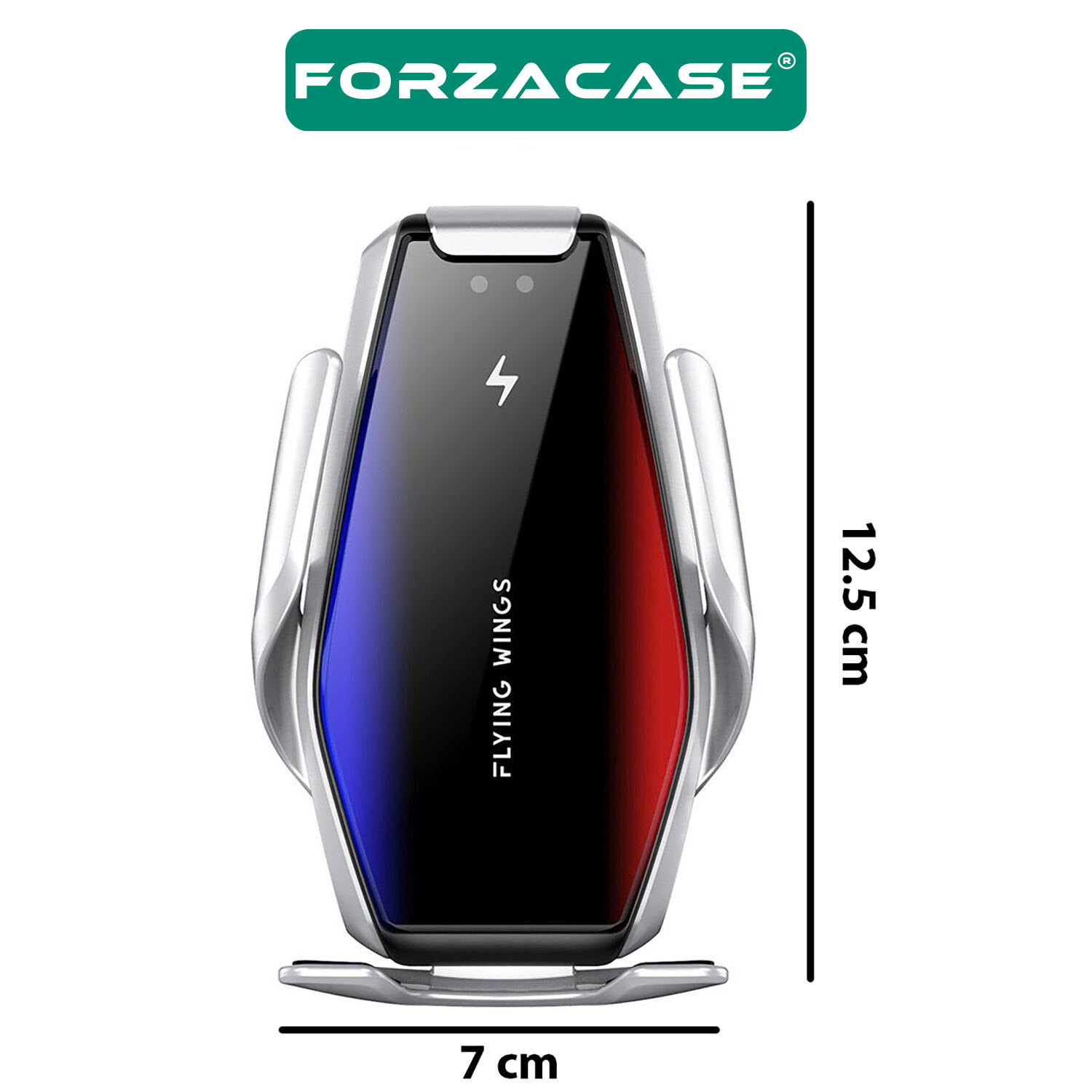 Forzacase Araç İçi Sensörlü Wireless Kablosuz Şarj Özellikli Telefon Tutucu Gold - S7 FC101