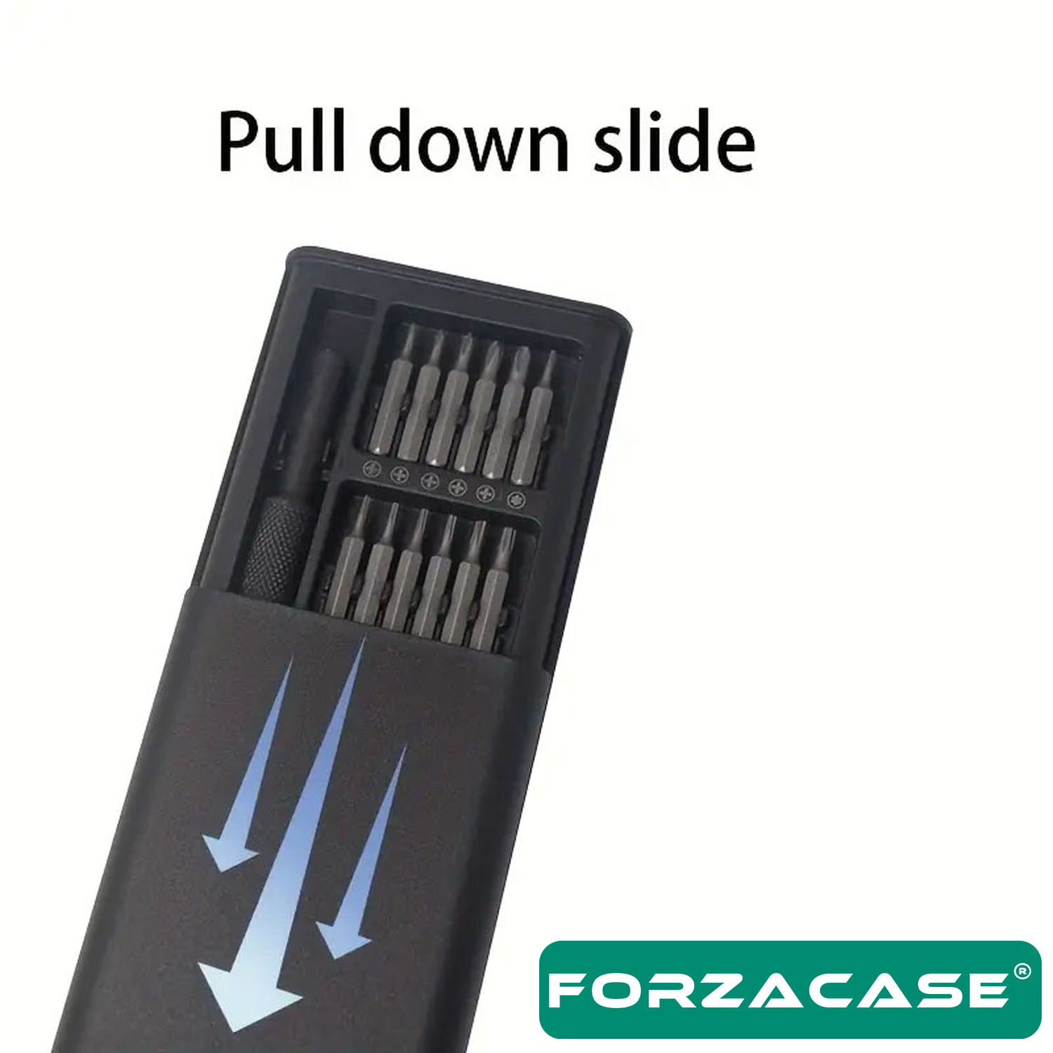 Forzacase 25 Parça Çok Fonksiyonlu Hassas Tornavida Seti Telefon Tablet Elektronik Tamir - FC1017