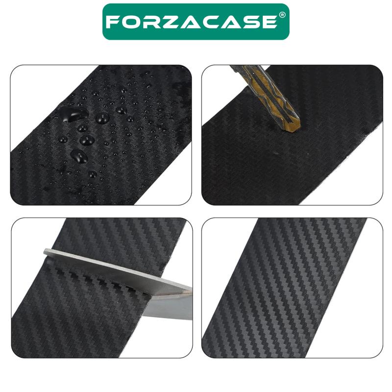 Forzacase Karbon Fiber Görünümlü Çizik Önleyici Araba Koruyucu Bant - FC1013