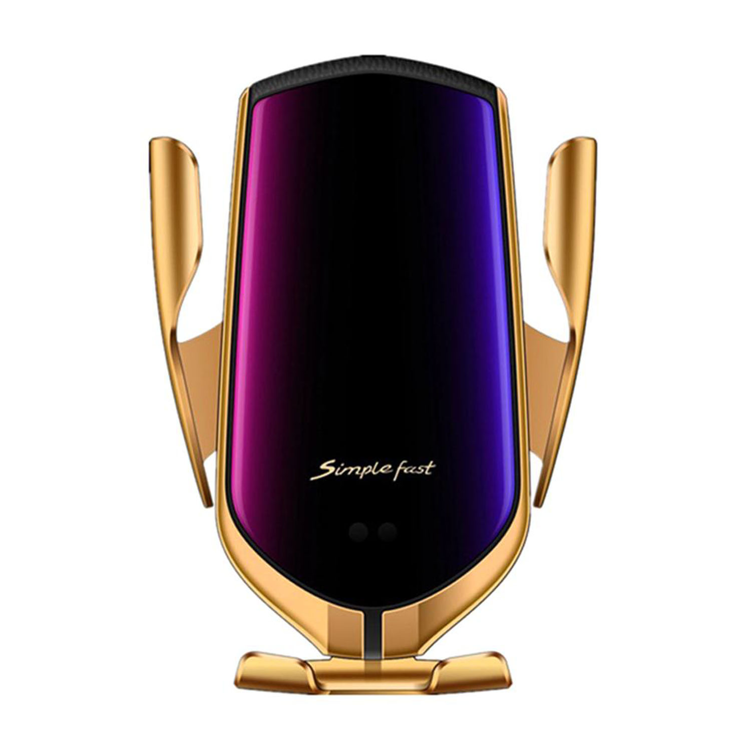 Forzacase Araç İçi Sensörlü Wireless Kablosuz Şarj Özellikli Telefon Tutucu Gold - R1 FC102