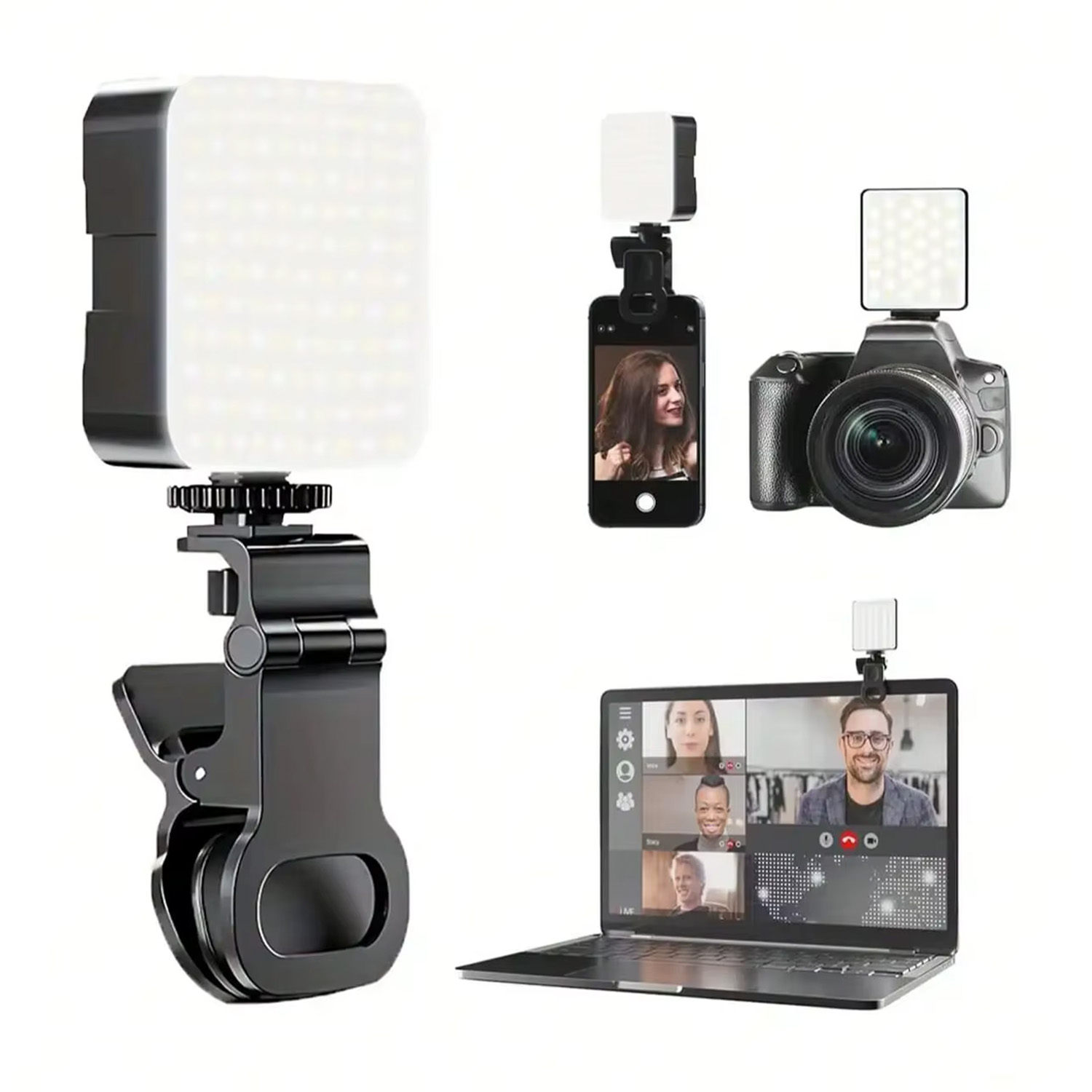 Forzacase Cep Telefonu , Kameralar ve PC için Şarj Edilebilir Ürün Çekim Video Işığı Softbox - FC1023