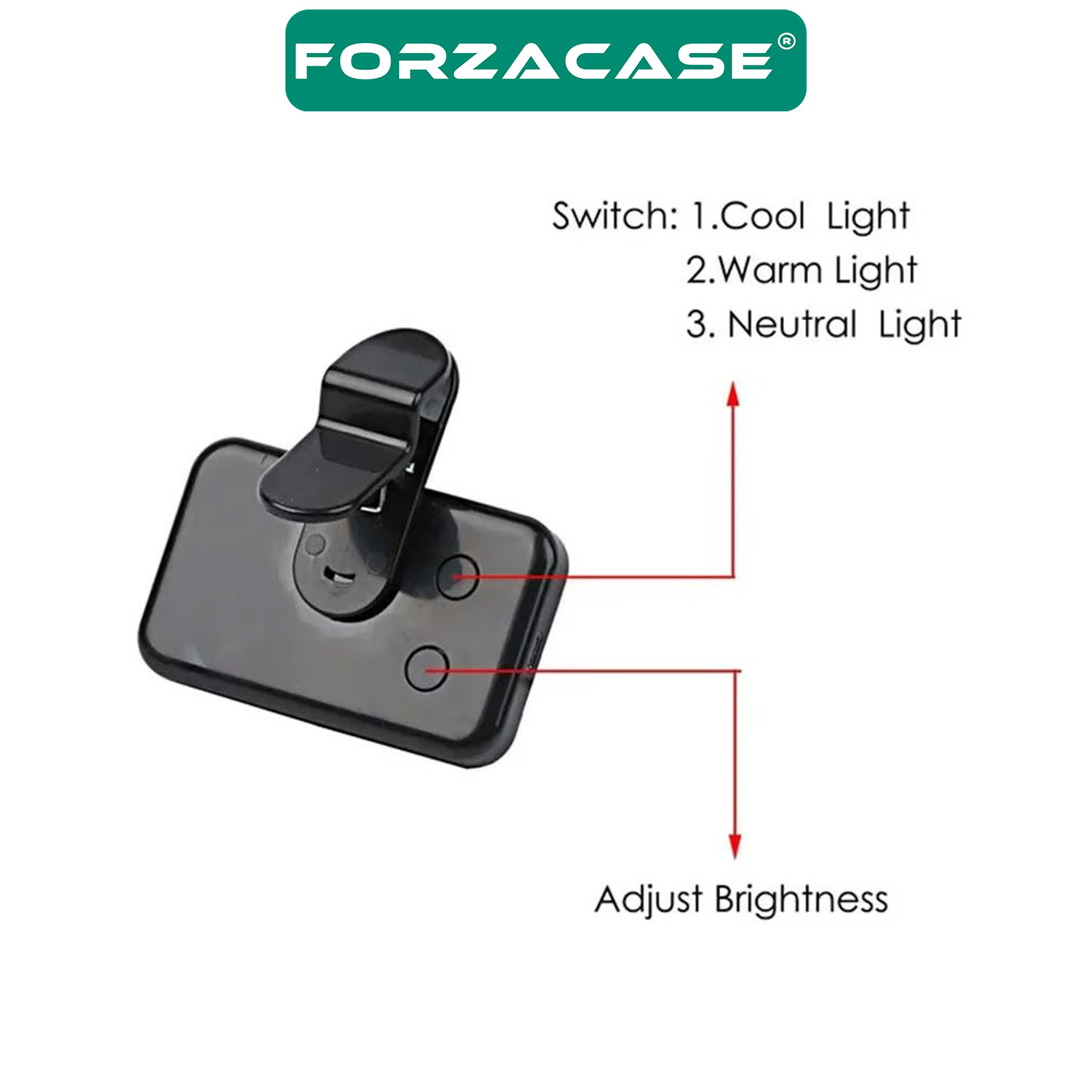 Forzacase Cep Telefonu , Kameralar ve PC için Şarj Edilebilir Ürün Çekim Video Işığı Softbox - FC1024