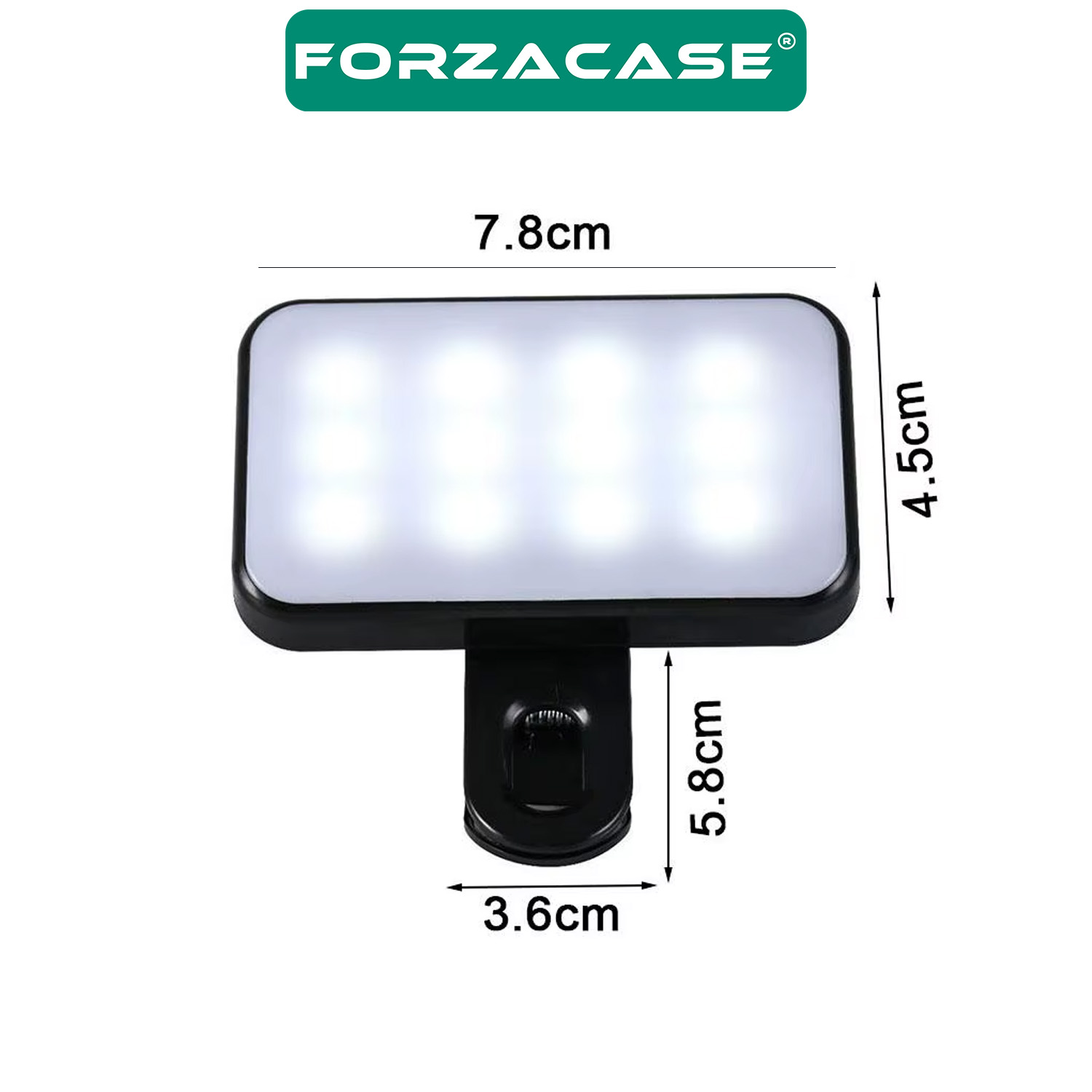 Forzacase Cep Telefonu , Kameralar ve PC için Şarj Edilebilir Ürün Çekim Video Işığı Softbox - FC1024