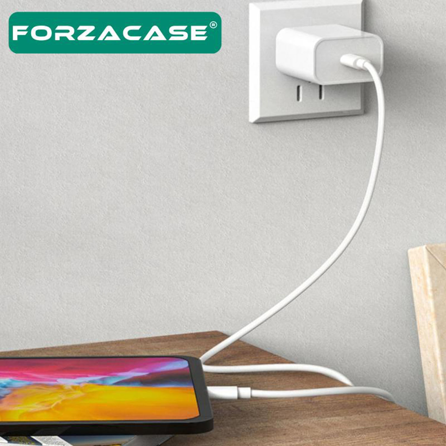 Forzacase 60W Type-C to Type-C PD Şarj ve Data Kablosu 1 metre - FC1027