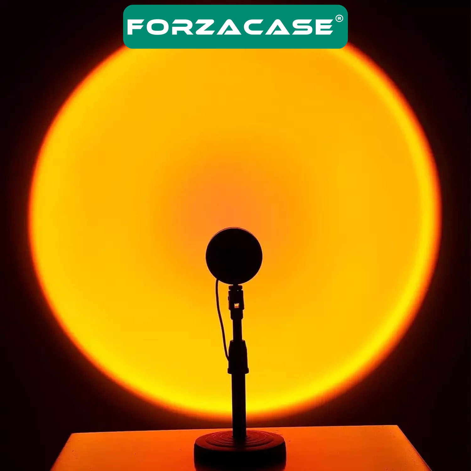 Forzacase 7 Renk Filtreli Gün Batımı Projektör Led Atmosferik Aydınlatma Fotoğraf Çekim Işığı FC1031