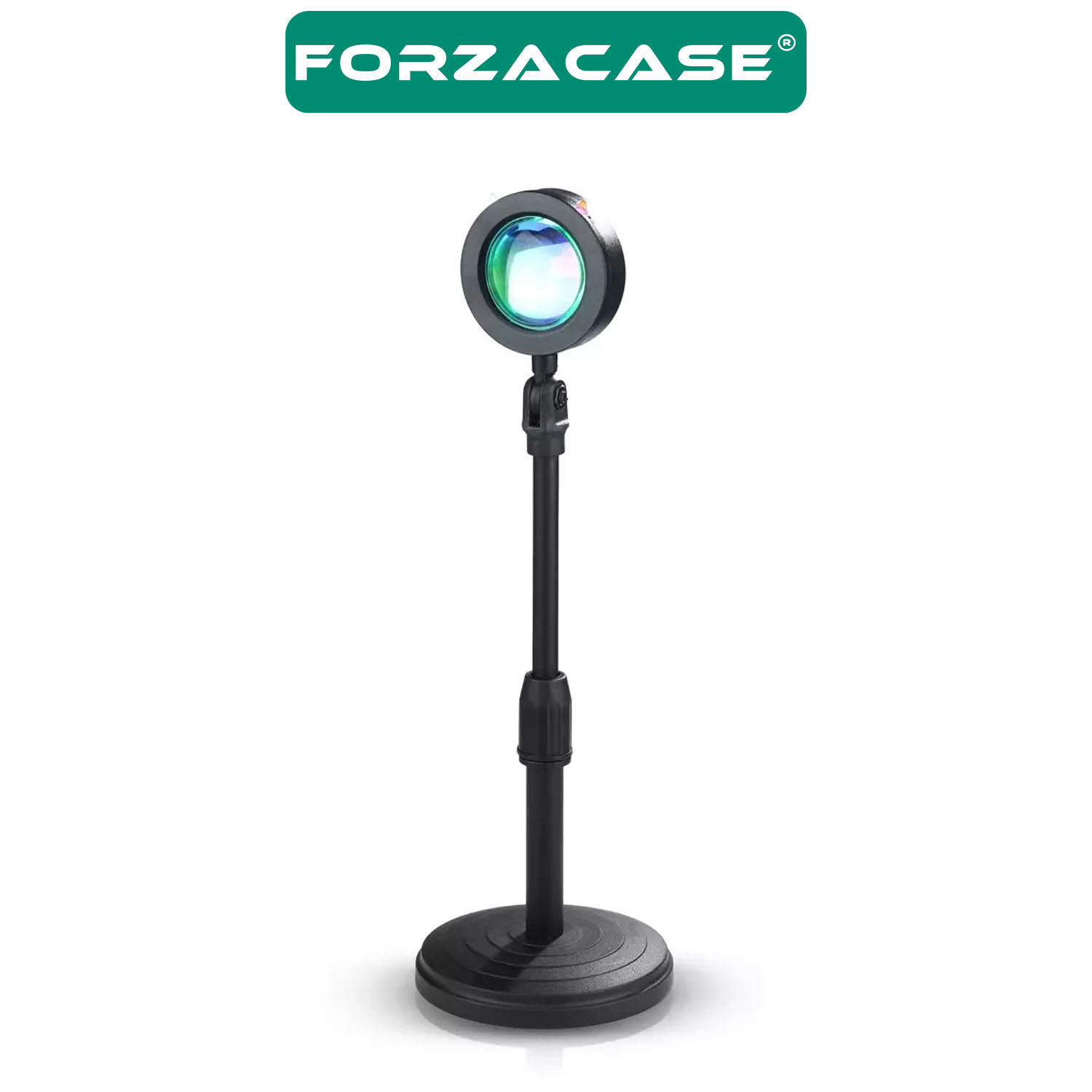 Forzacase 7 Renk Filtreli Gün Batımı Projektör Led Atmosferik Aydınlatma Fotoğraf Çekim Işığı FC1031