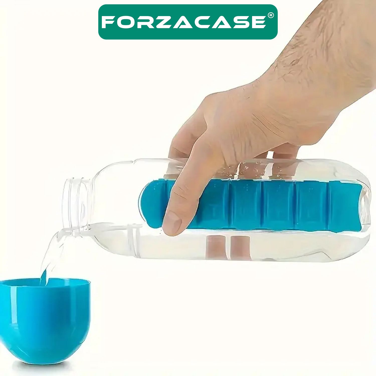 Forzacase 600 Ml 7 Günlük Bölmeli Hap-Vitamin İlaç Kutulu Suluk Matara - FC1044
