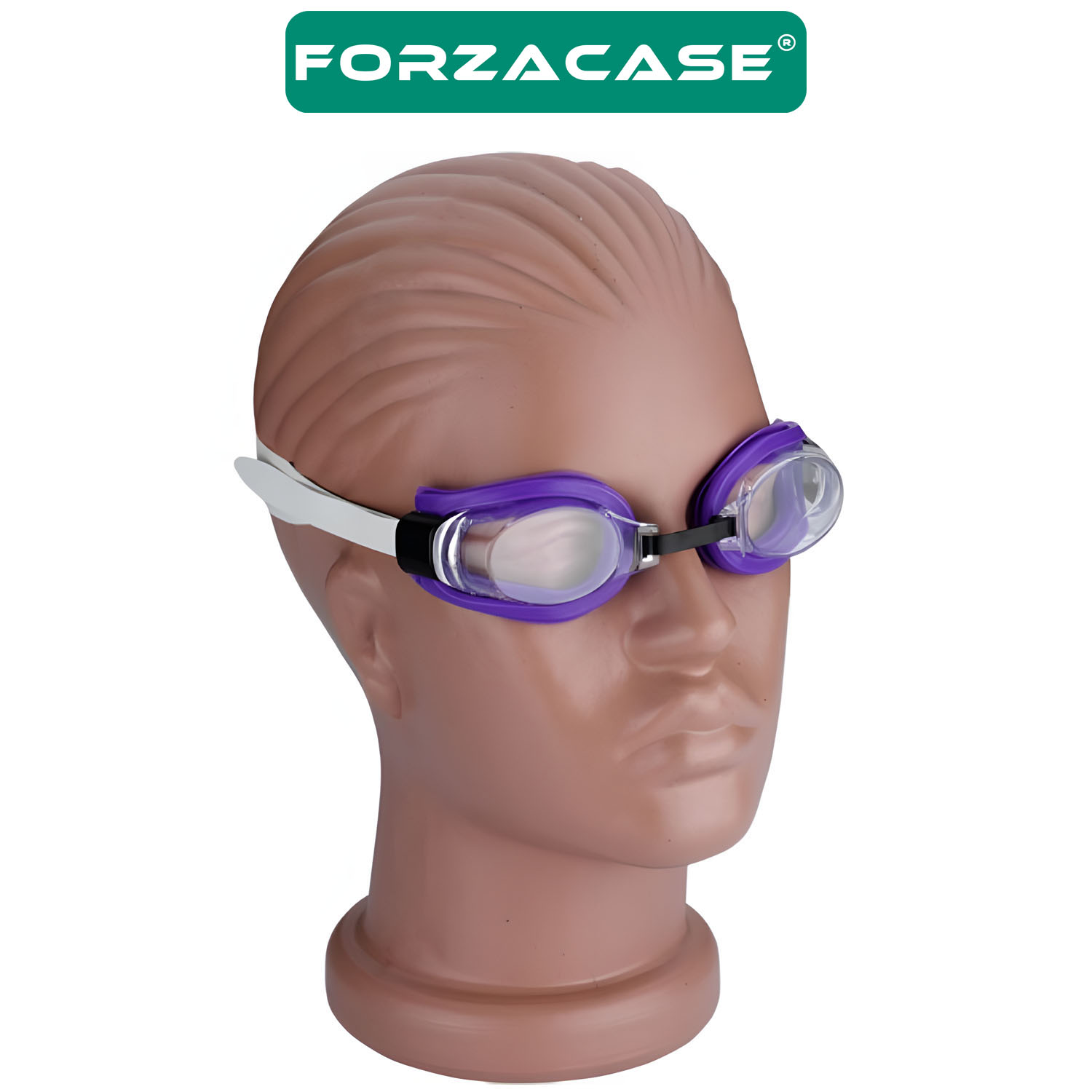 Forzacase Deniz Havuz Yüzme Gözlüğü Unisex Ayarlanabilir Kayış Yüzücü Gözlük Standart Boy - FC1054
