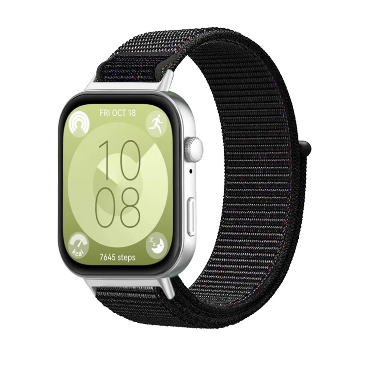 Forzacase Huawei Watch Fit 3 ile uyumlu Hasır Örgü Cırtlı Kordon Kayış - FC1056