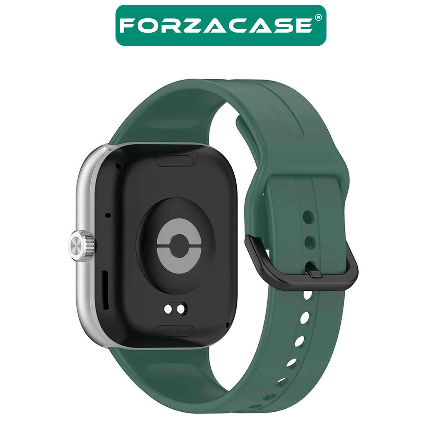 Forzacase Xiaomi Redmi Watch 6 ile uyumlu Tokalı Çizgi Desen Silikon Kordon Kayış - FC1062