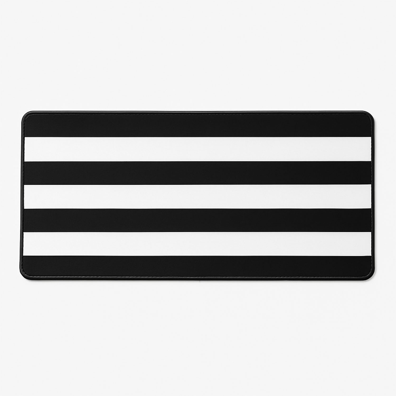 Forzacase Siyah-Beyaz Kaymaz Tabanlı Mouse Pad Büyük Boy Gaming Oyuncu uyumlu XL 70 x 30 cm - FC1067