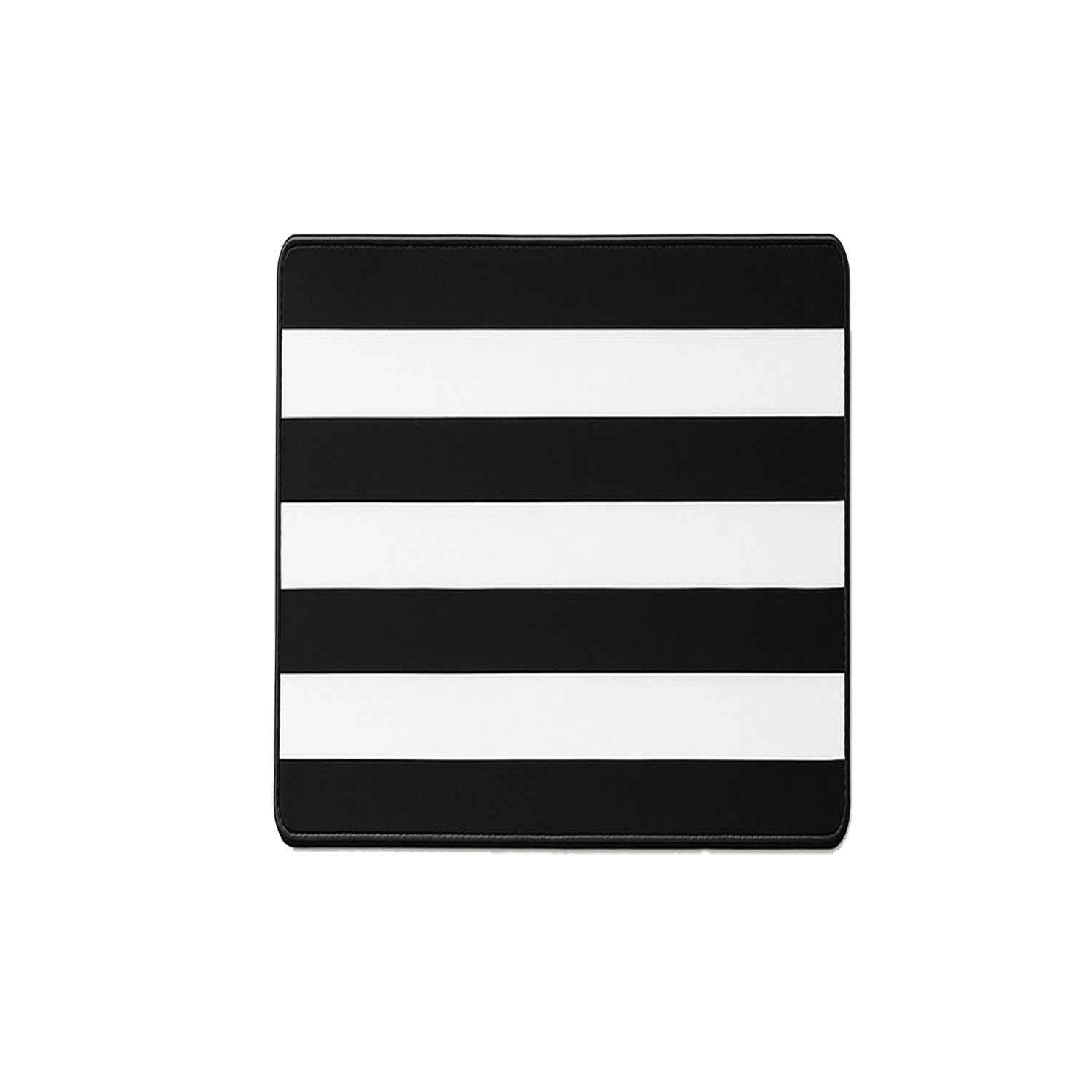 Forzacase Siyah - Beyaz Kaydırmaz Silikon Tabanlı Mat Mouse Pad 32x24cm - FC1068