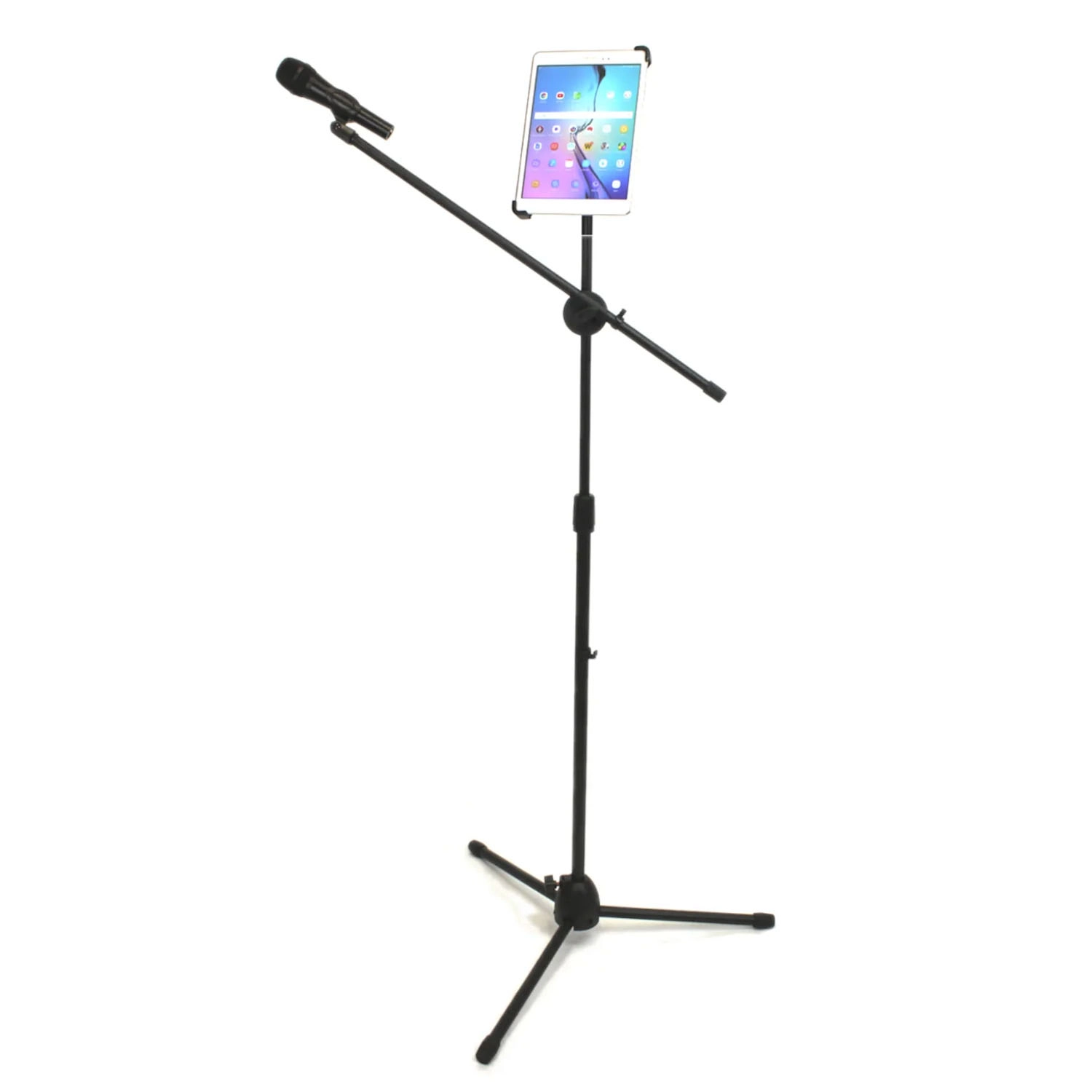 Forzacase Tablet Tutuculu 360 Döner Profesyonel Metal Mikrofon Standı 140 cm  - FC1077