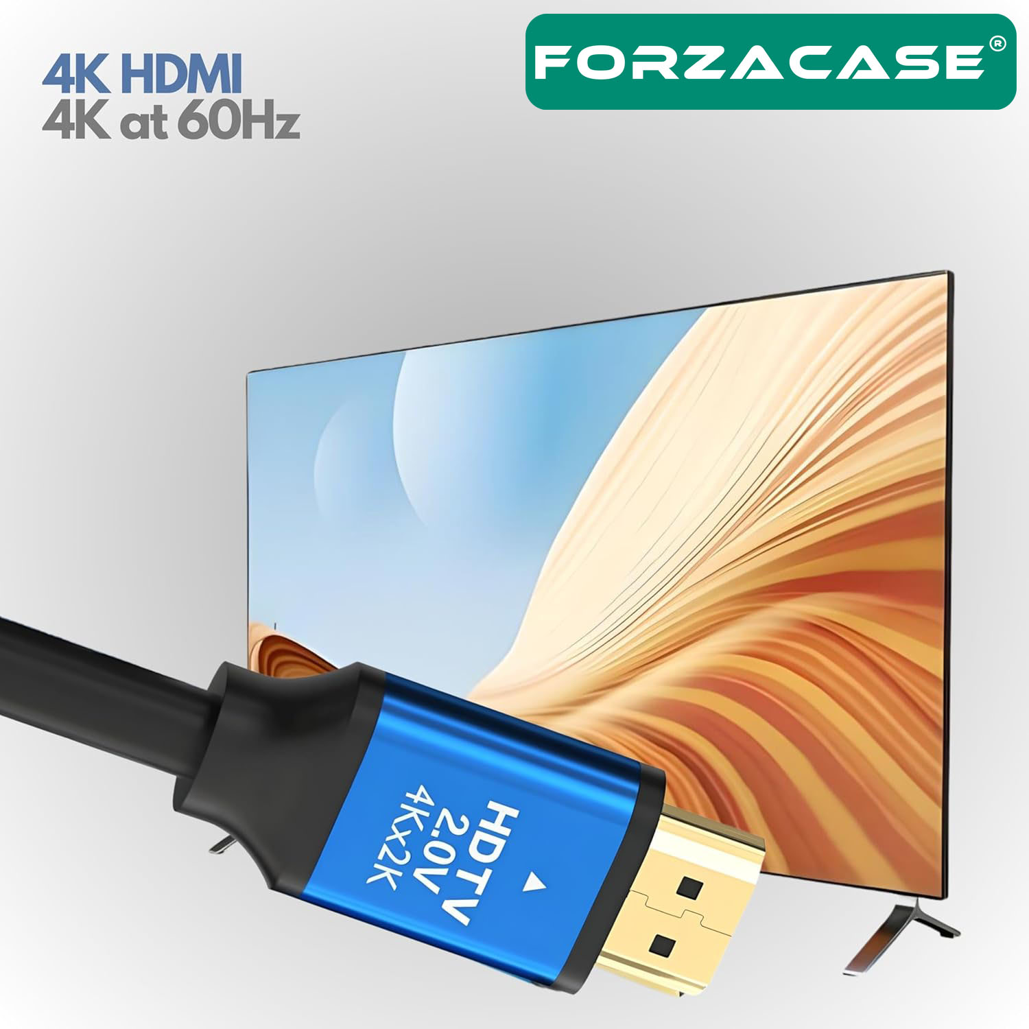 Forzacase Ultra HD 4K Yüksek Hızlı HDMI Kablosu - 1.5 Metre | TV PS5 4K 60Hz - FC1080