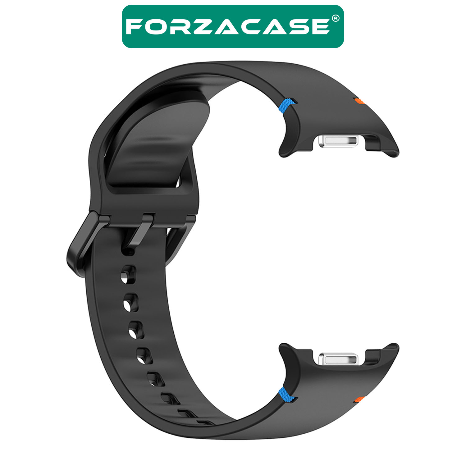 Forzacase Samsung Galaxy Watch 8 Ultra ile uyumlu Tokalı Silikon Kordon Kayış - FC1092