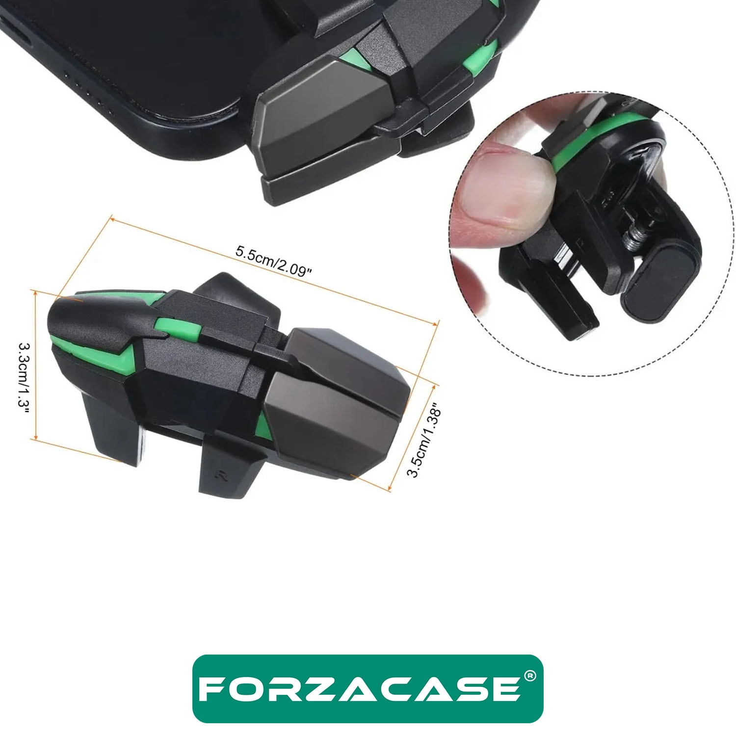 Forzacase Telefonlar için Gamepad Mobil Oyun Tetik Tuşları Mobil Game Oyun Aparatı - FC1104