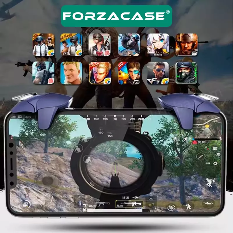 Forzacase Telefonlar için Gamepad Mobil Oyun Tetik Tuşları Mobil Game Oyun Aparatı - FC1105