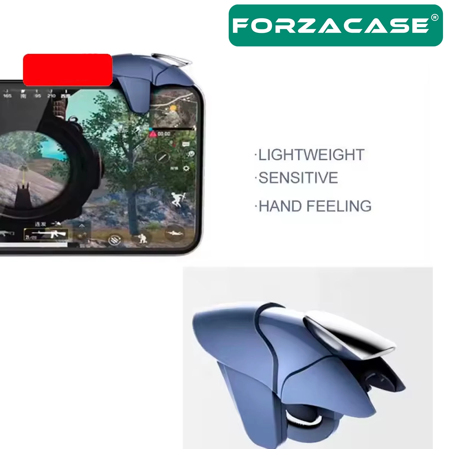 Forzacase Telefonlar için Gamepad Mobil Oyun Tetik Tuşları Mobil Game Oyun Aparatı - FC1105