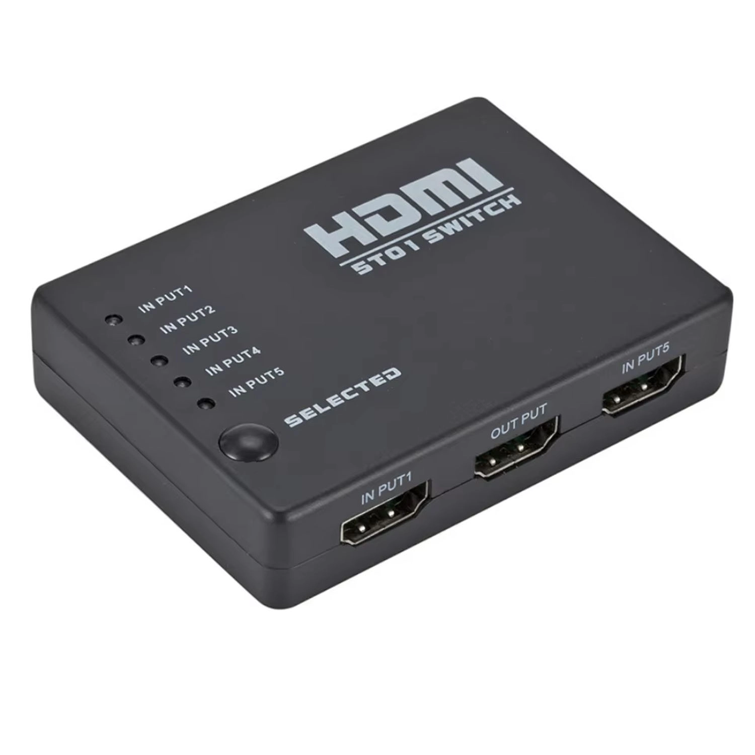 Forzacase 5 Giriş 1 Çıkış Kumandalı HDMI Çoklayıcı 5in1 Switch 1080p Full HD - FC1113