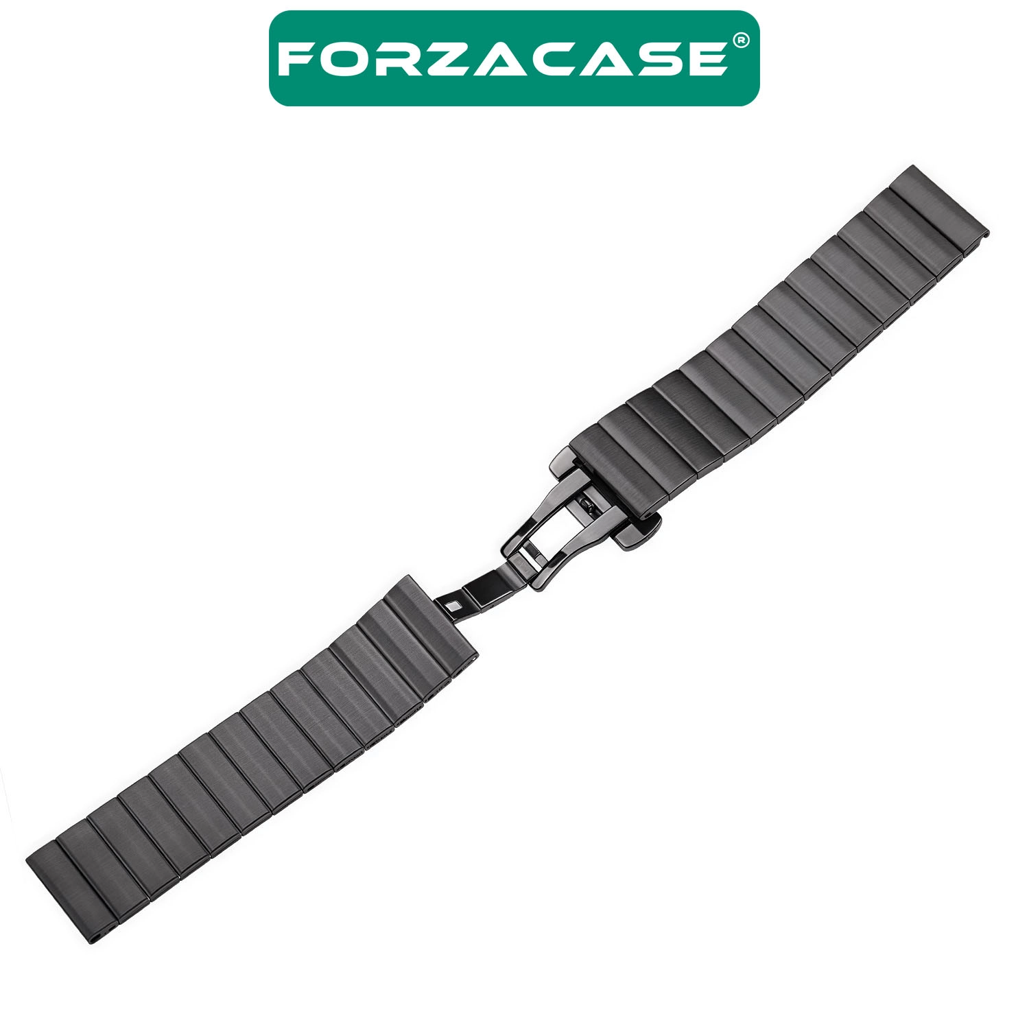 Forzacase Havit M9030 Pro 46mm ile uyumlu Balık Sırtı Paslanmaz Çelik Kordon - FC1120