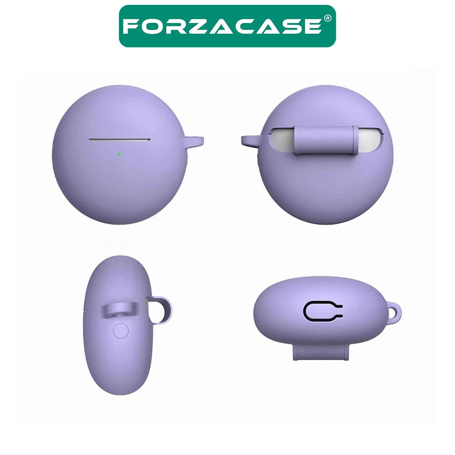 Forzacase Huawei FreeBuds 7i ile uyumlu Anahtar Askılıklı Bluetooth Kulaklık Kılıfı - FC1134