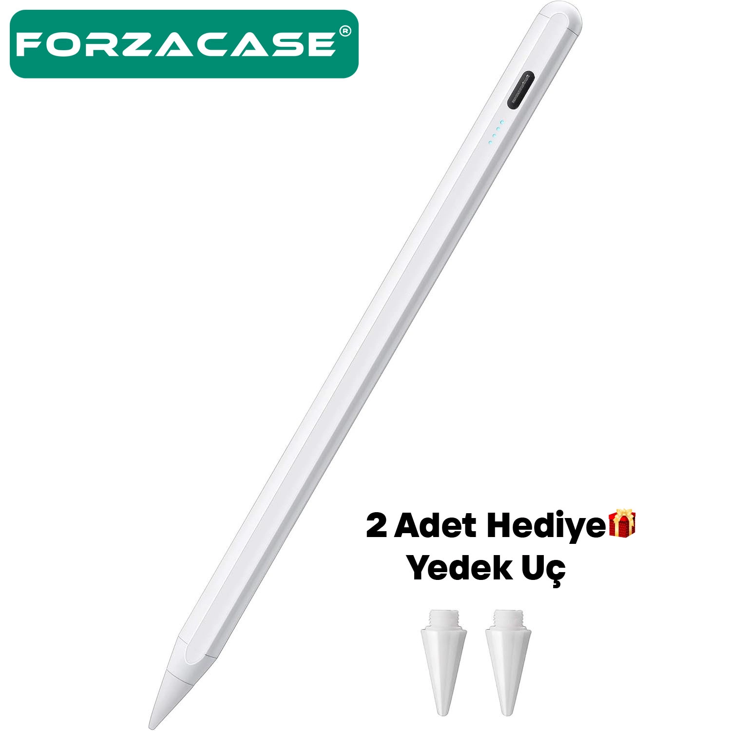 Forzacase Samsung Galaxy Tab S10 FE Plus 13.1 inç ile uyumlu Stylus Yazı Çizim Kalemi - FC1140