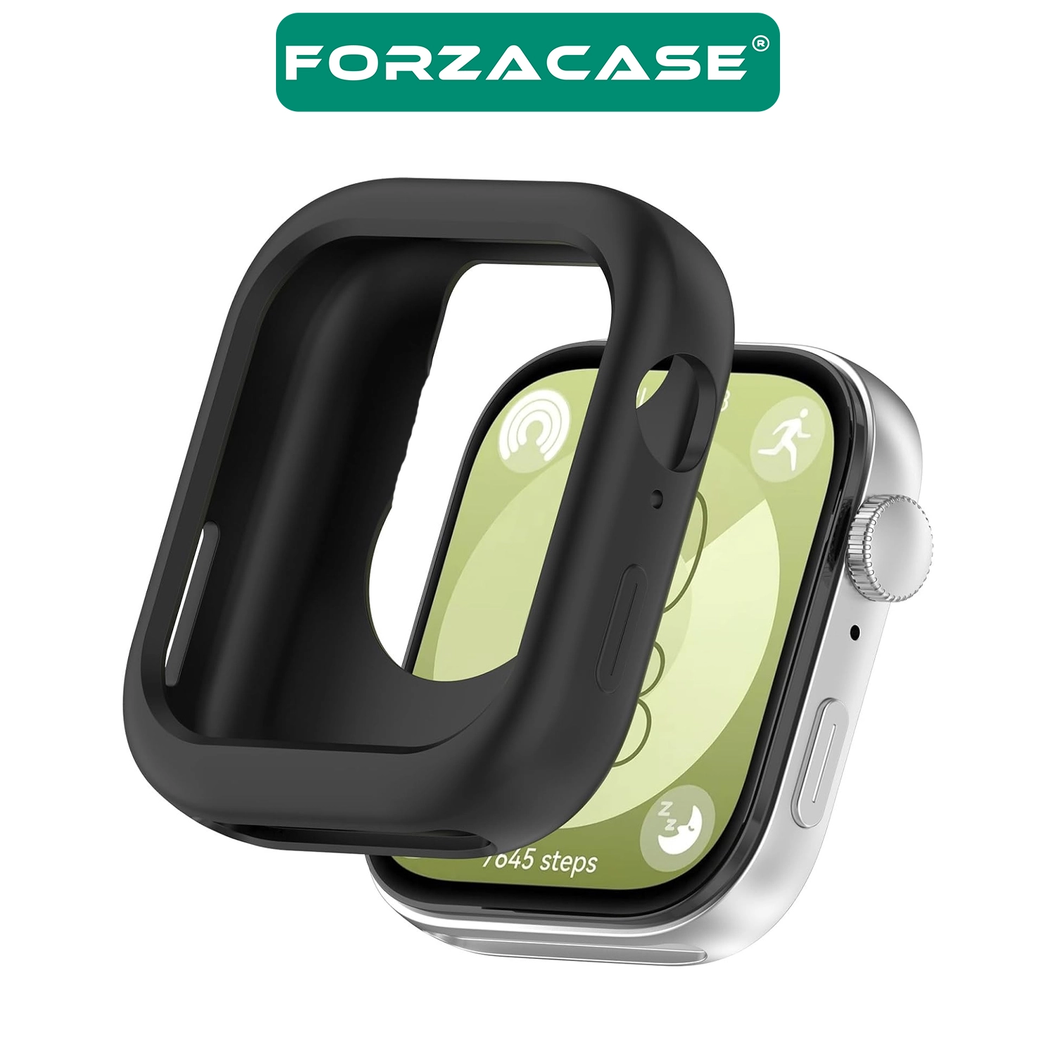 Forzacase Huawei Watch Fit 3 İle Uyumlu Önü Açık Silikon TPU Kasa Koruyucu Kılıf - FC1145