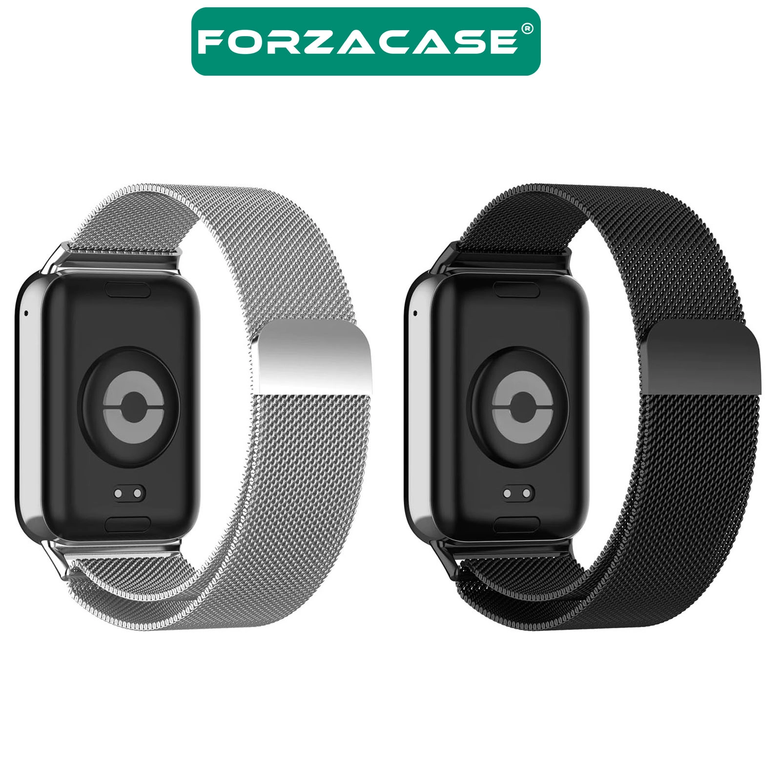 Forzacase Xiaomi Redmi Watch 6 Active ile uyumlu Metal Mıknatıslı Manyetik Kordon Kayış - FC1150